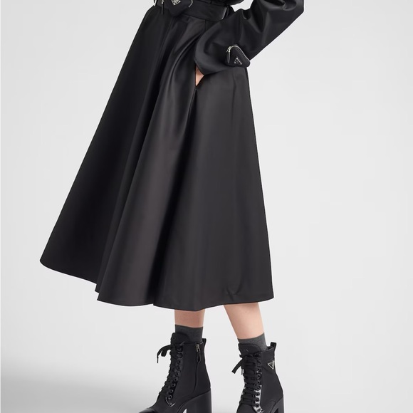 Prada Re-Nylon and leather booties - Picture 3 of 6